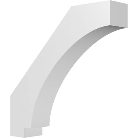 Ekena Millwork 5 1/2-in. W x 26-in. D x 26-in. H Imperial Architectural Grade PVC Knee Brace BRCP055X26X26IMP